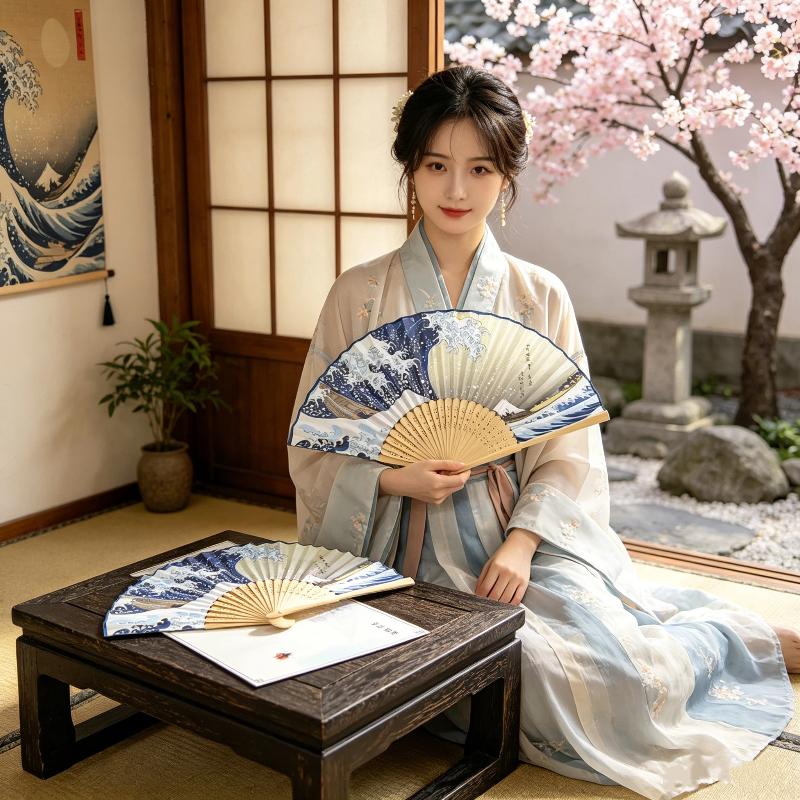 Wachlarz składany Ukiyoe z bam – Fan Sensu Folding recenzja i cena